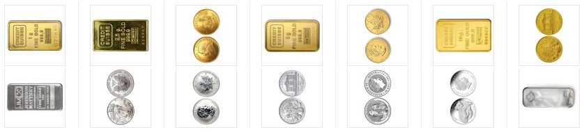 IRS approved precious metals